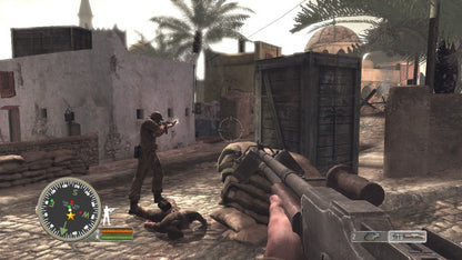 Hour of Victory Xbox 360 first person shooter WWII World War 2 military combat squad based gameplay historical war campaign action shooter Midway Games Xbox 360 software video game title gameplay