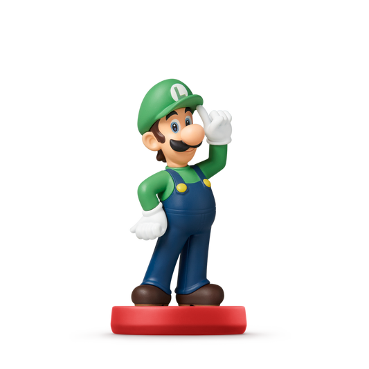 Luigi Amiibo Super Mario Series Nintendo Amiibo collectible figure featuring Luigi from the Super Mario Bros series NFC compatible character toy for Nintendo Switch Wii U and 3DS games