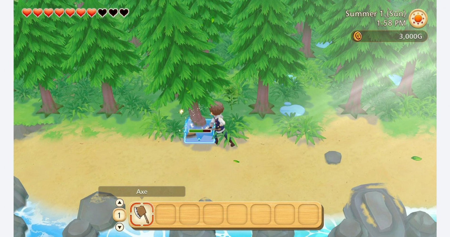 Story of Seasons Pioneers of Olive Town gameplay image for Nintendo Switch farming simulation game