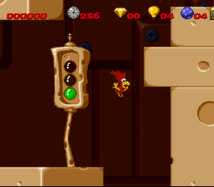 Super Alfred Chicken gameplay image for Super Nintendo Entertainment System (SNES) retro video game