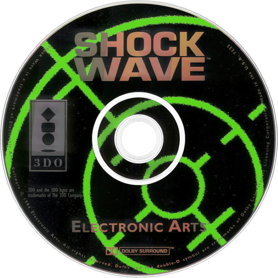 Shock Wave disc for Panasonic 3DO (3DO) sci-fi flight combat video game