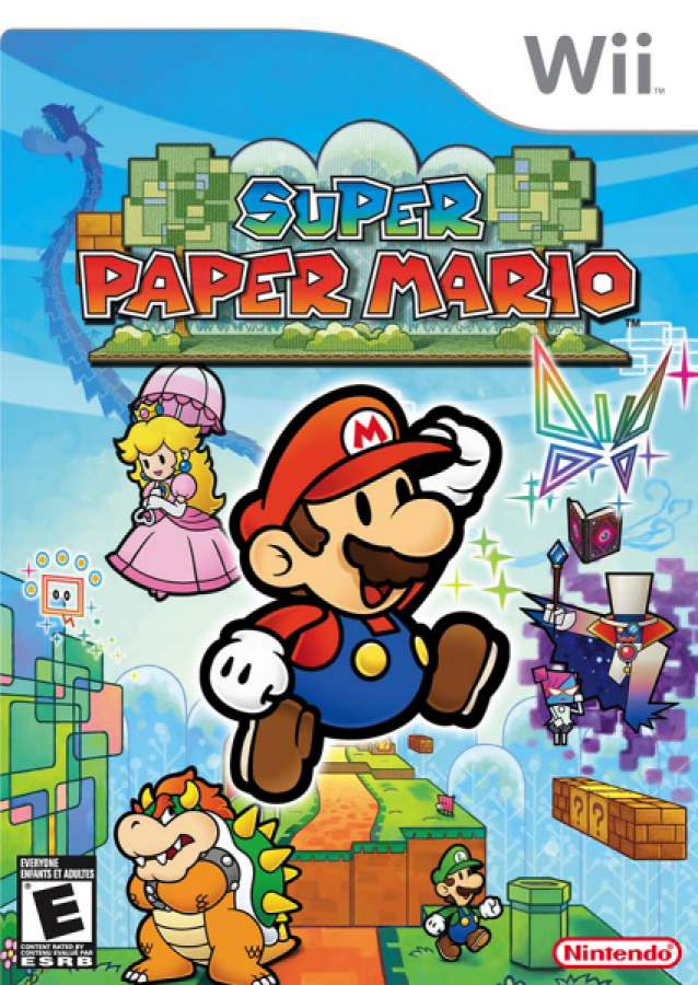 Super Paper Mario cover art for Nintendo Wii (Wii) video game