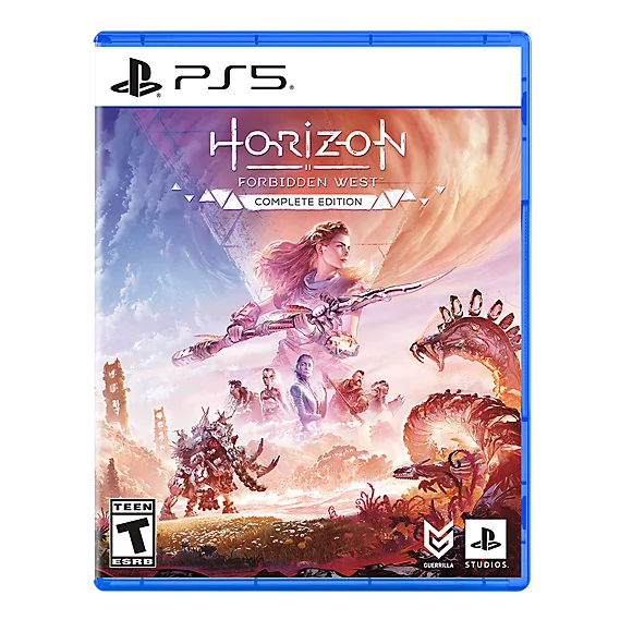 Horizon Forbidden West Complete Edition game featuring open-world action RPG gameplay, stunning visuals, and epic sci-fi adventure with all DLC content cover art 