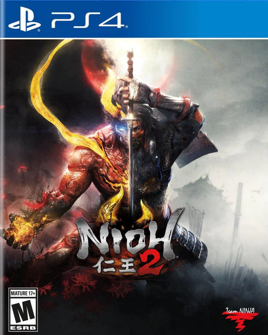 Nioh 2 cover art for PlayStation 4 (PS4) video game