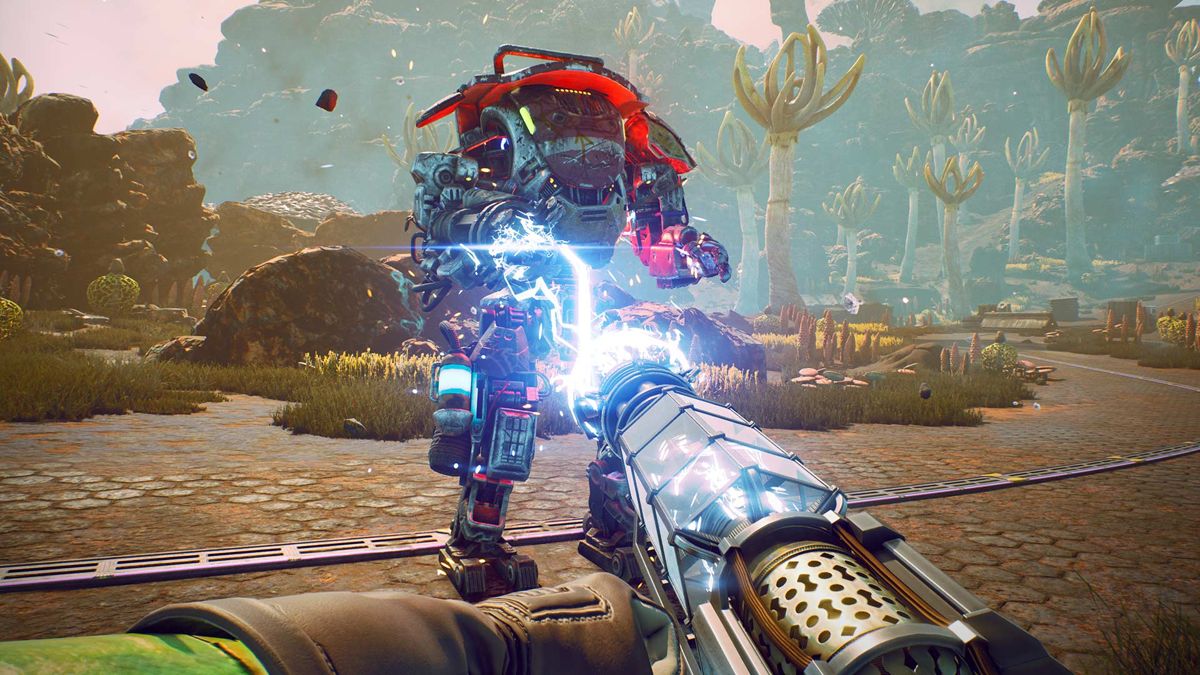 The Outer Worlds – PlayStation 4 (PS4) video game gameplay, sci-fi role-playing RPG.