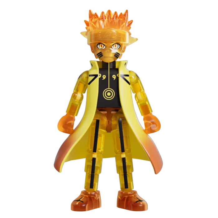 Blokees Naruto Galaxy Version Ultimate Bond blind box collectible series inspired design featuring buildable anime ninja character figures aesthetic mystery box assortment iconic Naruto universe friendships and rivalries themed mini models detailed stylized designs dynamic collectible display presentation