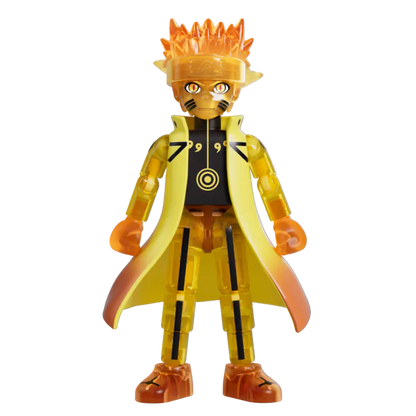 Blokees Naruto Galaxy Version Ultimate Bond blind box collectible series inspired design featuring buildable anime ninja character figures aesthetic mystery box assortment iconic Naruto universe friendships and rivalries themed mini models detailed stylized designs dynamic collectible display presentation