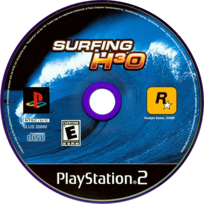 Surfing H30 – PlayStation 2 (PS2) video game disc, extreme sports surfing.