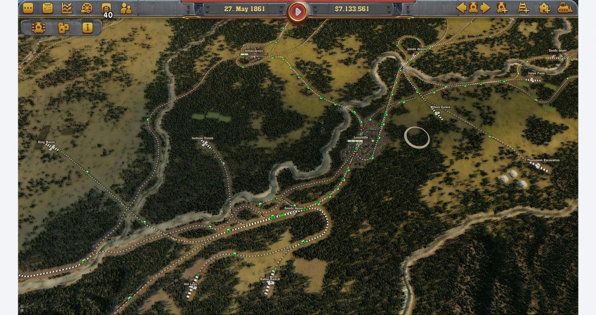 Railway Empire – Xbox One (XONE) gameplay for strategy and simulation video game