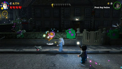 LEGO Harry Potter Years 5-7 Nintendo DS family-friendly adventure game with spellcasting puzzle solving and levels based on the later films gameplay
