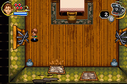 Monster House Game Boy Advance GBA action-adventure video game based on the animated haunted house movie gameplay screenshot