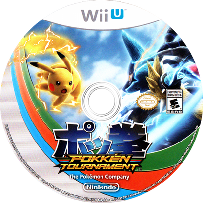 Pokken Tournament Shadow Mewtwo Amiibo Card disc art for Nintendo Wii U WiiU video game