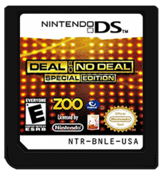 Deal or No Deal [Special Edition] cartridge for Nintendo DS (DS) game show puzzle video game
