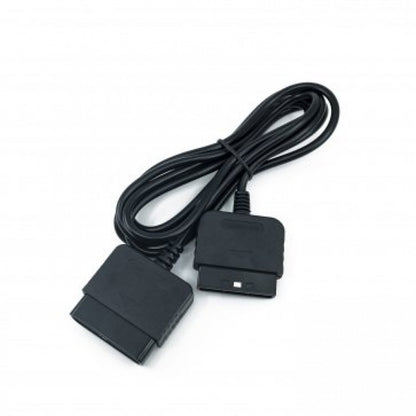 PlayStation 1 and PlayStation 2 compatible controller extension cable designed to extend controller reach for PS1 and PS2 consoles