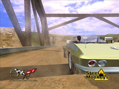 Corvette for PlayStation 2 with high-speed racing and sports car driving simulation theme gameplay