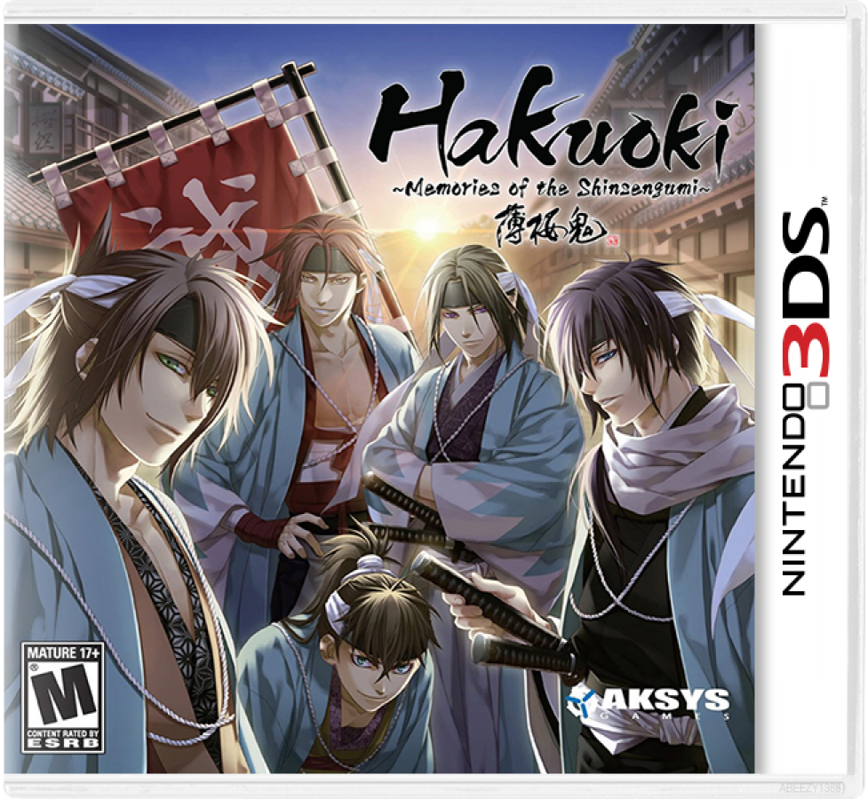 Hakuoki: Memories of the Shinsengumi cover art for Nintendo 3DS (3DS) video game