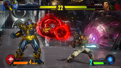 Marvel vs Capcom Infinite Xbox One fast-paced tag-team fighting game with Marvel and Capcom characters and cinematic story battles gameplay