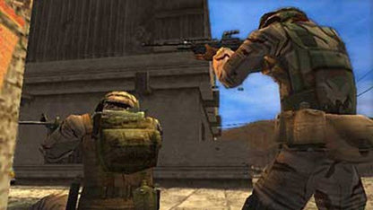 Full Spectrum Warrior gameplay for PlayStation 2 (PS2) modern military tactical squad-based action video game