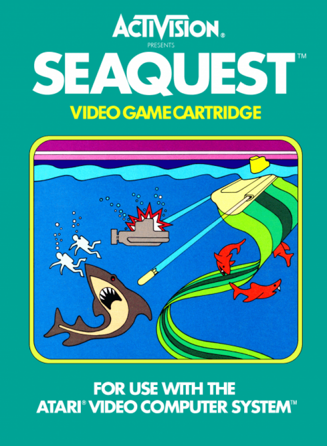 Seaquest cover art for Atari 2600 (2600) video game