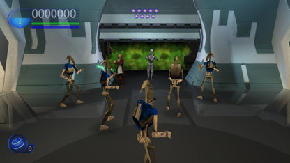 Star Wars Episode I Jedi Power Battles PlayStation 1 arcade action fighting game playable Jedi characters light saber combat gameplay