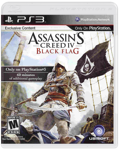 Assassin's Creed IV: Black Flag cover art for PlayStation 3 (PS3) video game