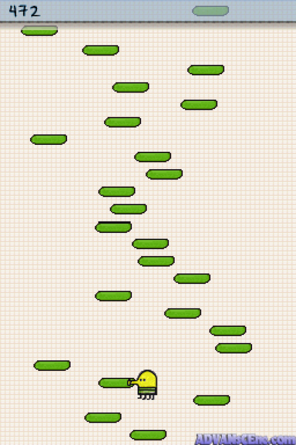 Doodle Jump Journey gameplay for Nintendo DS (DS) arcade platforming video game