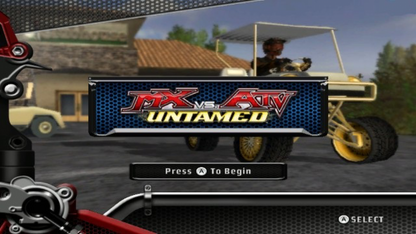 MX vs. ATV: Untamed – Nintendo Wii (Wii) off-road racing motocross simulation sports video game title screen