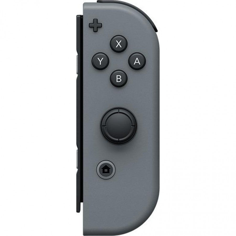 Nintendo Switch Gray Joy-Con Controller for video game enthusiasts featuring vibrant green finish wireless motion controls HD Rumble responsive buttons multiplayer compatibility versatile handheld and docked play support and collectible gaming appeal front