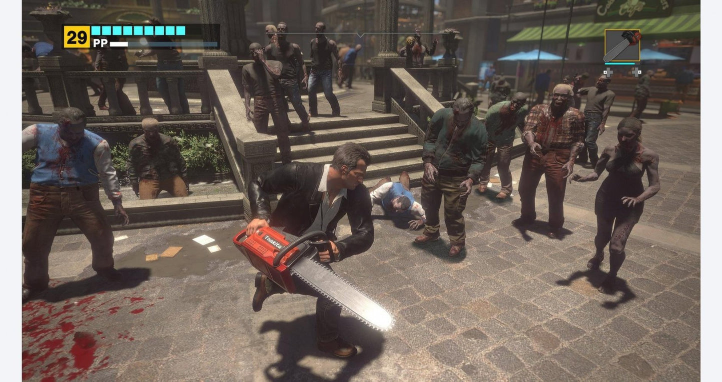 Dead Rising Deluxe Remaster gameplay for PlayStation 5 (PS5) action horror video game