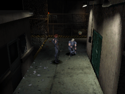 Dino Crisis PlayStation 1 survival horror game Regina and dinosaurs third-person combat puzzle solving futuristic setting gameplay