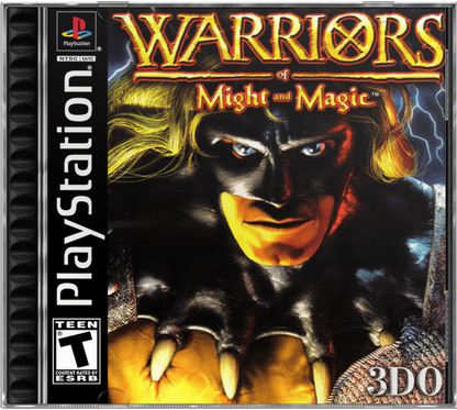 Warriors of Might and Magic cover art for PlayStation 1 (PS1) action role-playing video game