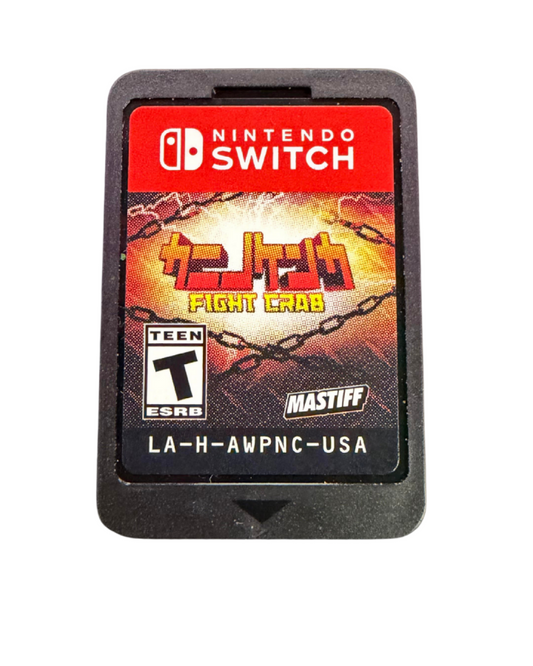Fight Crab [Shella Awesome Edition] Nintendo Switch (NS) game card art for action fighting platformer.