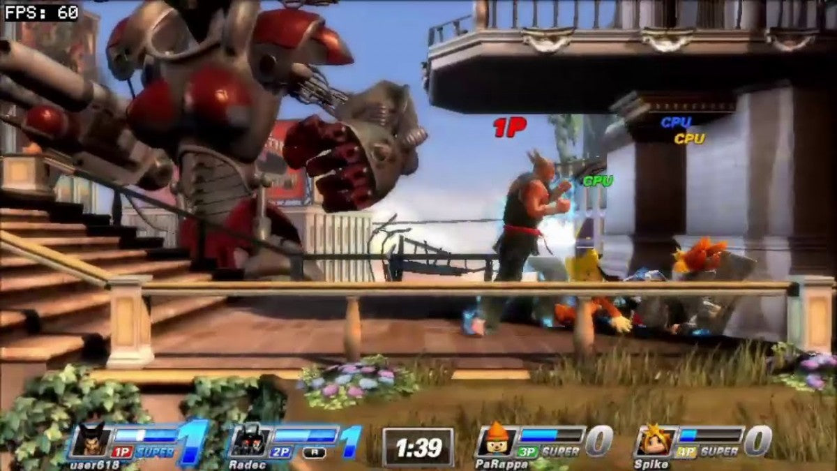 PlayStation All-Stars Battle Royale for PlayStation Vita (PSV) at Gamers INC, featuring the ultimate cross-over fighter where you battle as iconic characters like Kratos, Nathan Drake, and Sly Cooper through dynamic arenas that mash up Sony’s most famous franchises, with unique Super Attacks and cross-play compatibility for handheld brawling on the go gameplay  