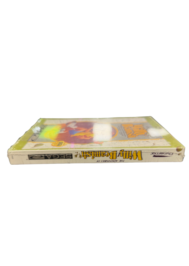 Willy Beamish Sega CD sealed for graphic adventure video game fans featuring cartoon comedy storytelling interactive environments puzzle solving mischievous adventures colorful characters and classic Sierra On-Line gameplay factory sealed collectible Sega CD gaming appeal side of box
