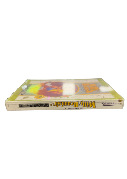 Willy Beamish Sega CD sealed for graphic adventure video game fans featuring cartoon comedy storytelling interactive environments puzzle solving mischievous adventures colorful characters and classic Sierra On-Line gameplay factory sealed collectible Sega CD gaming appeal side of box