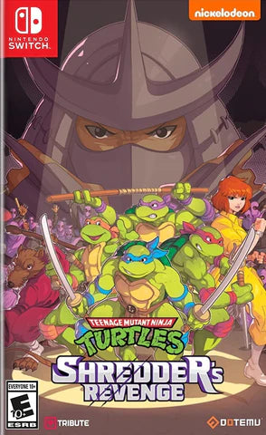 Teenage Mutant Ninja Turtles Shredders Revenge cover art for Nintendo Switch NS video game