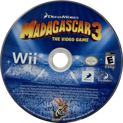 Madagascar 3 The Video Game Nintendo Wii for action adventure video game fans featuring circus themed gameplay colorful environments favorite DreamWorks characters mini games platforming challenges motion controls family friendly fun and entertaining multiplayer gameplay collectible gaming appeal disc
