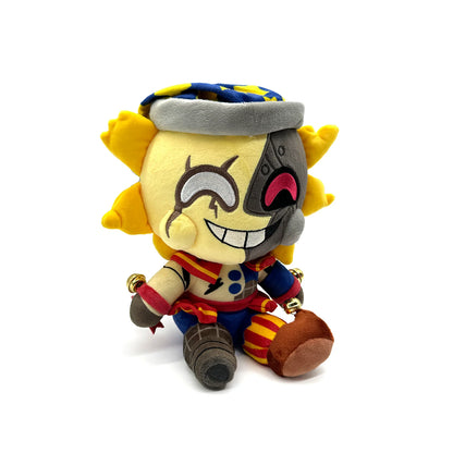 Five Nights at Freddys Ruined Eclipse 9 inch plush toy featuring detailed character design soft stuffed horror game collectible and official FNAF merchandise for fans sun side angle