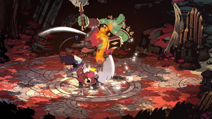 Absolum PlayStation 5 PS5 for action roguelike beat em up video game fans featuring fast paced melee combat fantasy adventure procedurally generated runs powerful abilities challenging enemies boss battles character progression cooperative gameplay and immersive hand drawn fantasy action collectible gaming appeal gameplay