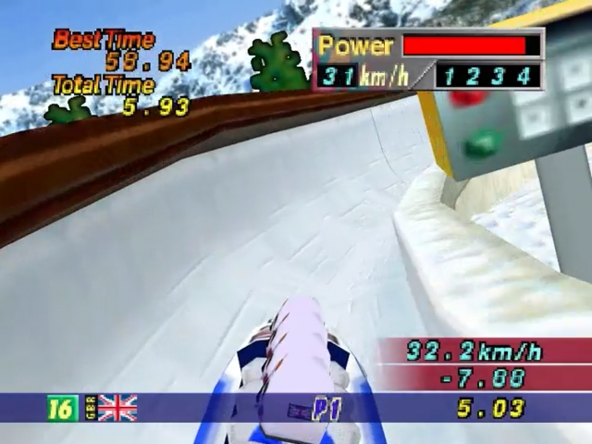 Nagano Winter Olympics 98 gameplay for Nintendo 64 N64 video game