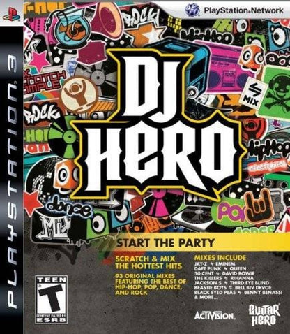 DJ Hero cover art for PlayStation 3 (PS3) video game