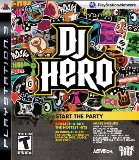 DJ Hero cover art for PlayStation 3 (PS3) video game