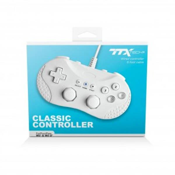 Nintendo Entertainment System Classic Edition NES Classic console featuring retro gaming design, built-in classic NES games, and included third party controller included TTX Tech Third-Party Wii Classic Controller