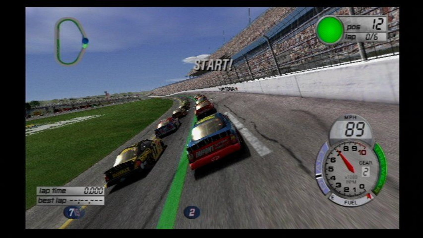 NASCAR Thunder 2003 gameplay for GameCube (GC) sports racing video game