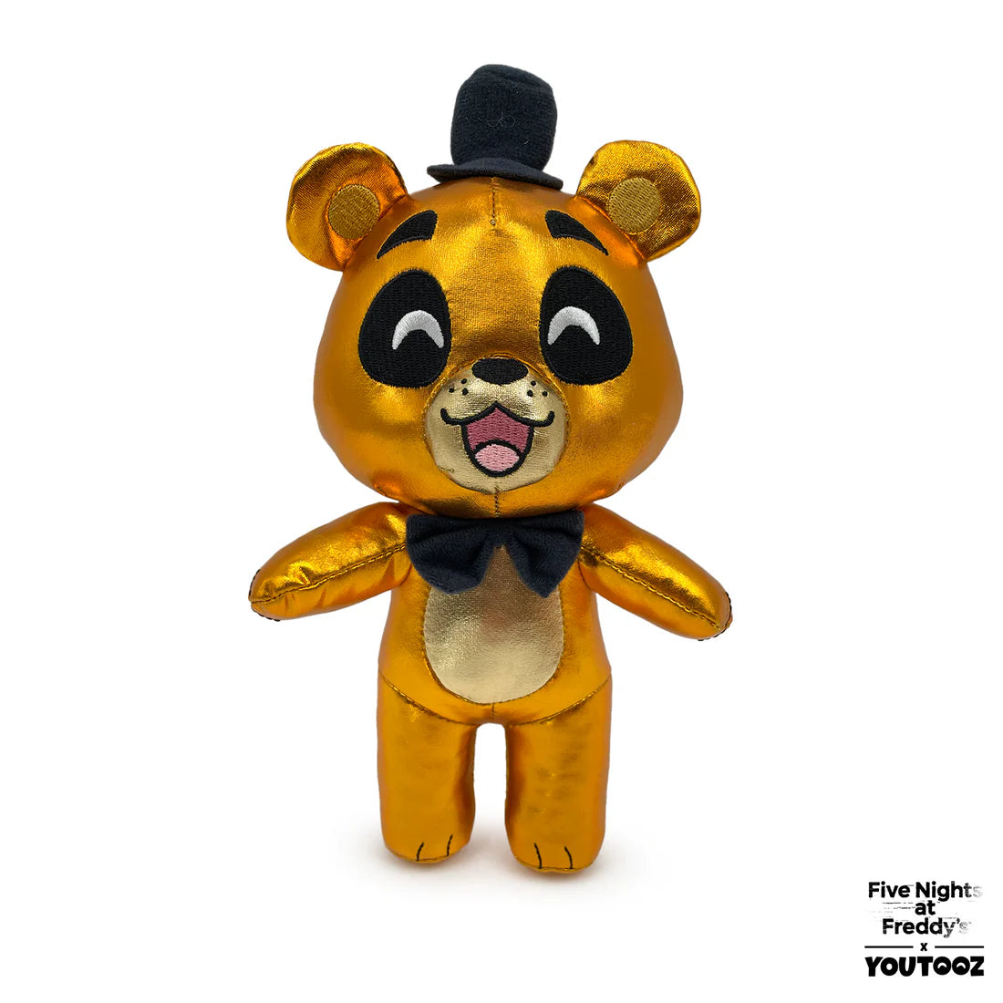 Five Nights at Freddy's Golden Freddy Chibi 9 inch plush toy featuring cute stylized character design soft stuffed collectible official FNAF merchandise and display plush for fans 