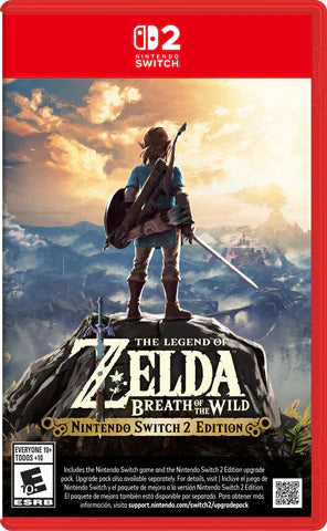 Legend Of Zelda: Breath Of The Wild cover art for Nintendo Switch 2 (NS2) video game