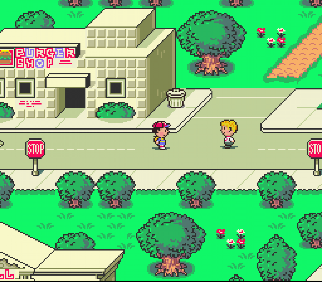 EarthBound gameplay image for Super Nintendo Entertainment System (SNES) retro video game