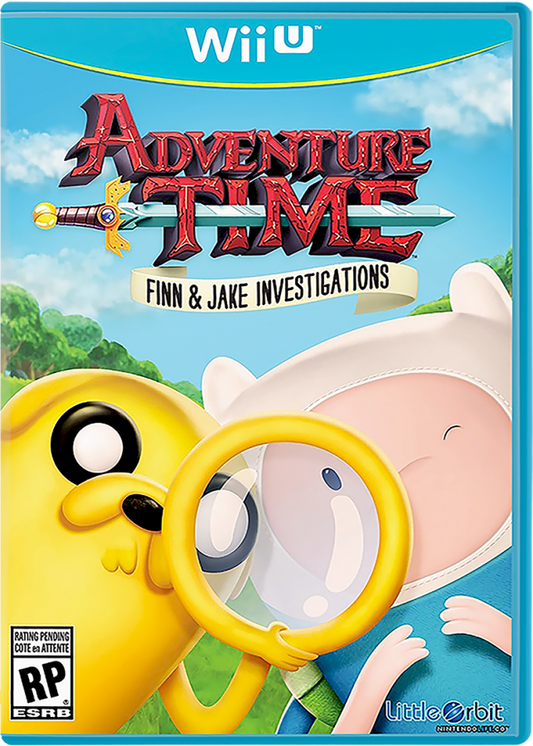 Adventure Time Finn and Jake Investigations cover art for Nintendo Wii U (WiiU) video game