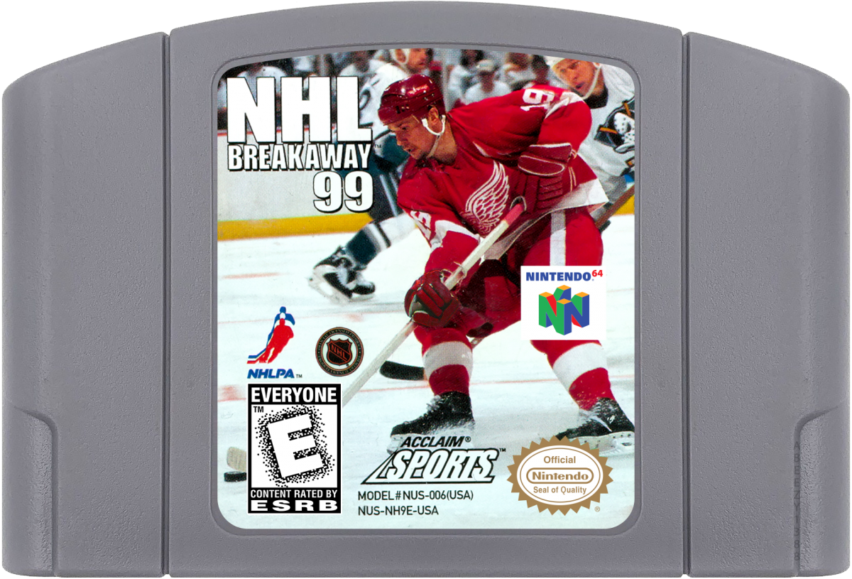 NHL Breakaway 99 cartridge for Nintendo 64 N64 video game