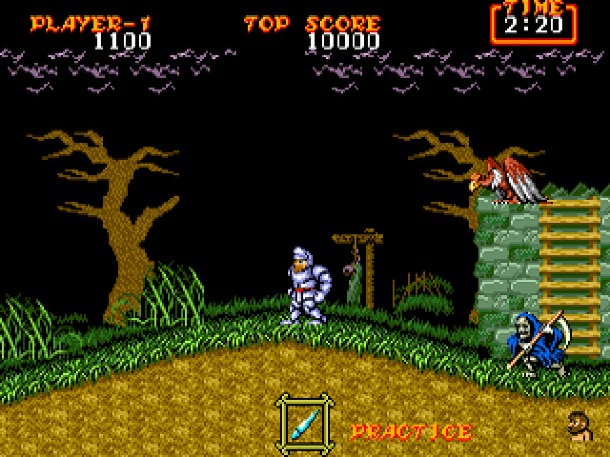 Ghouls 'N Ghosts gameplay for Sega Genesis (GEN) video game